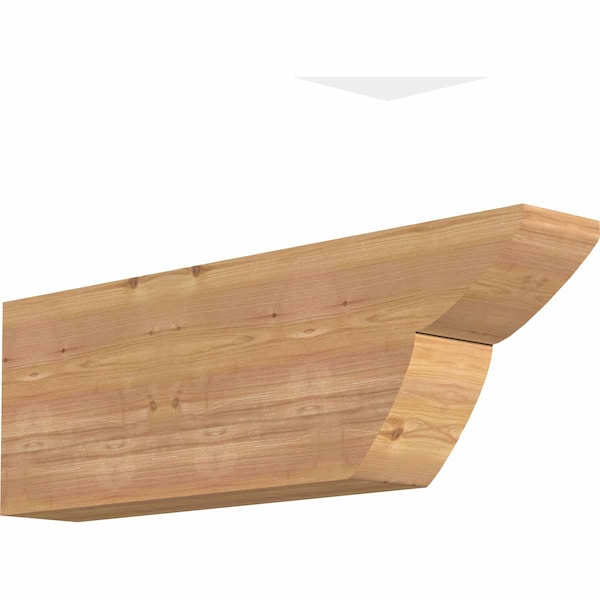 Ekena Millwork Crestline Smooth Rafter Tail, Western Red Cedar, 5 1/2"W x 12"H x 36"L RFT06X12X36CRE00SWR - main